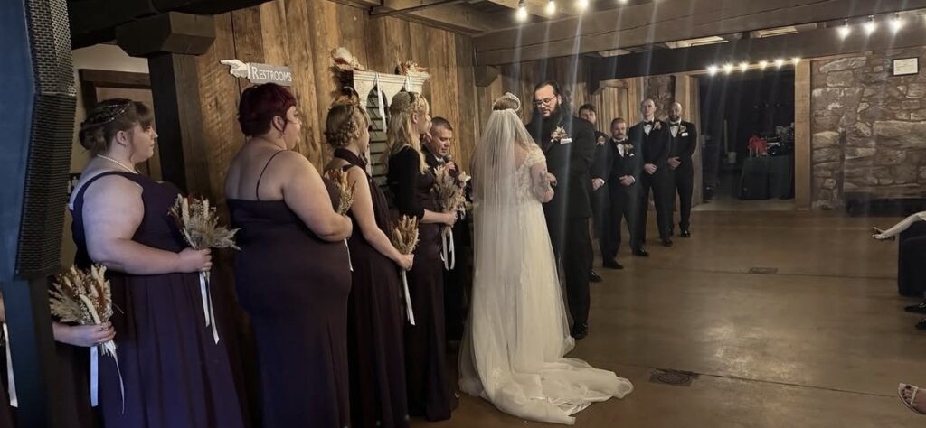 Wedding ceremony officiated by Ever After Vows in Pennsylvania