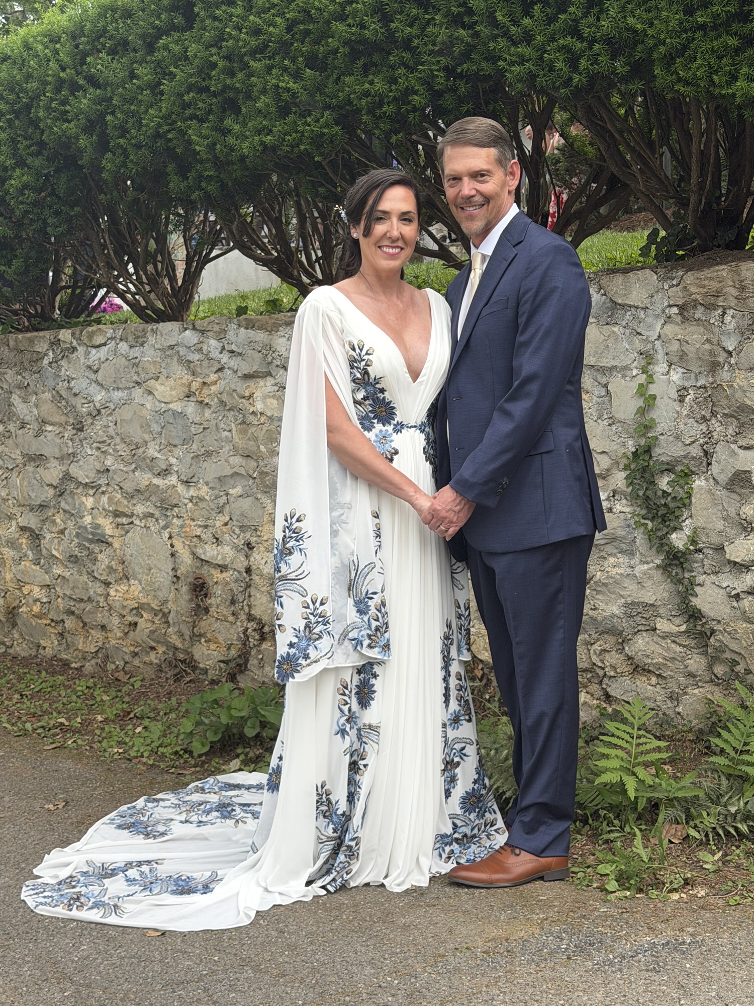 Couple after an intimate Ever After Vows wedding ceremony