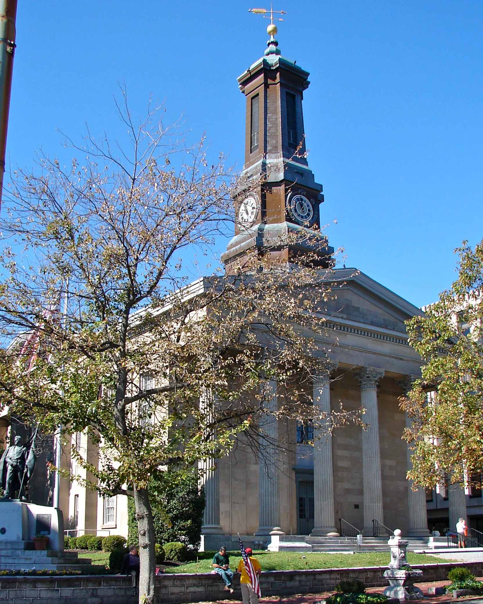 Chester County Courthouse in downtown West Chester, Pennsylvania