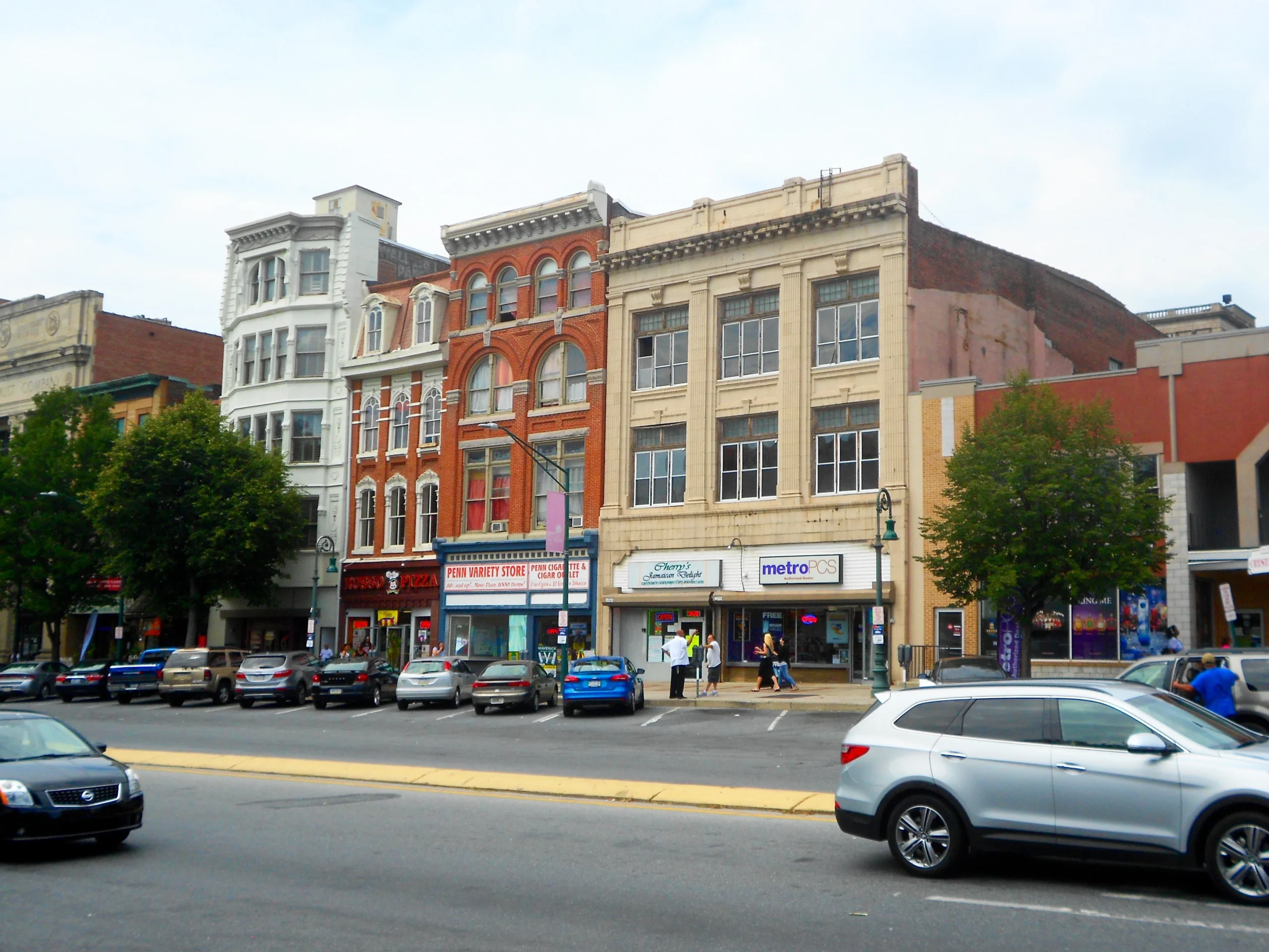 Downtown Reading in Berks County, Pennsylvania