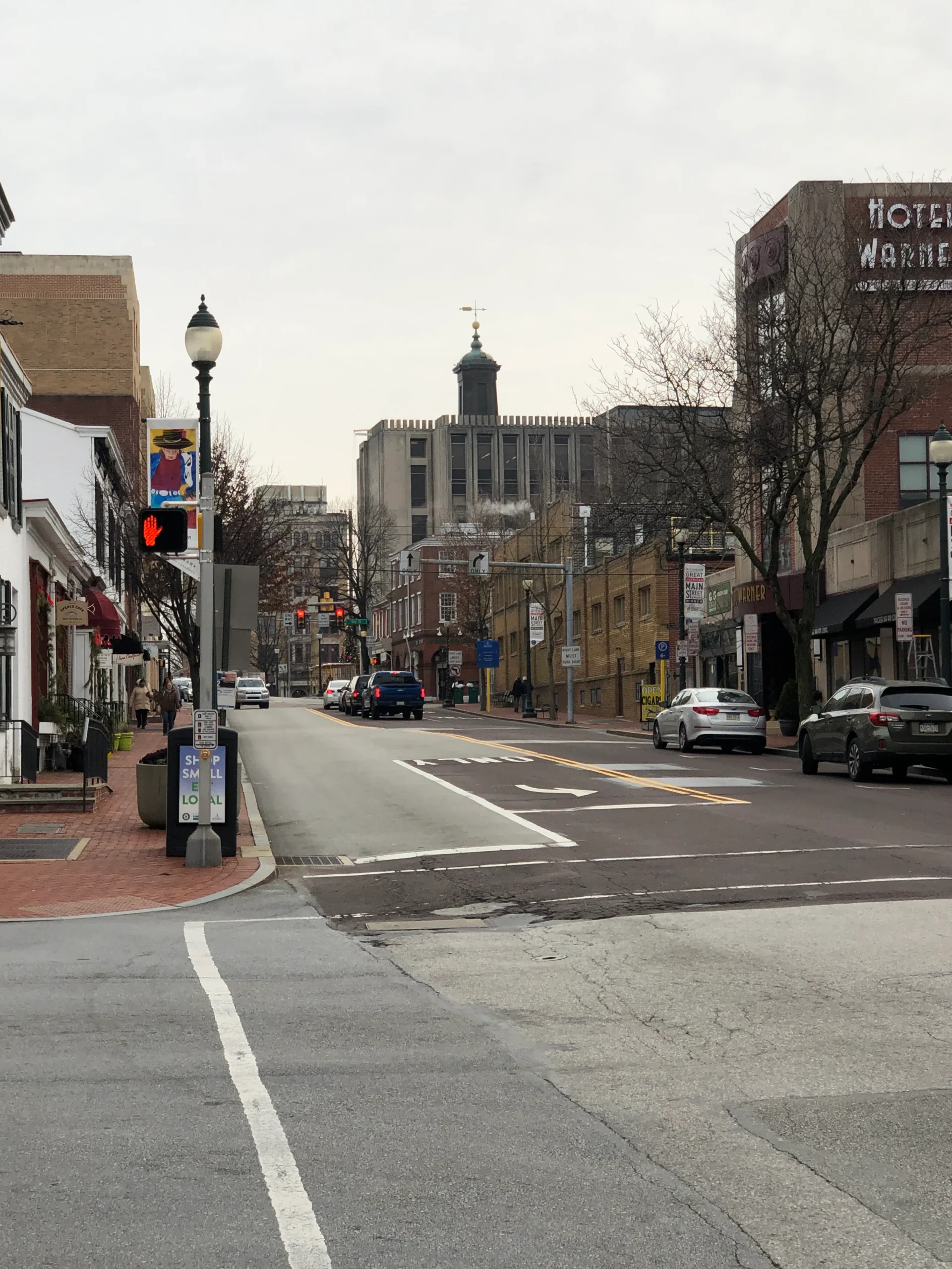 High Street in downtown West Chester, Chester County, Pennsylvania