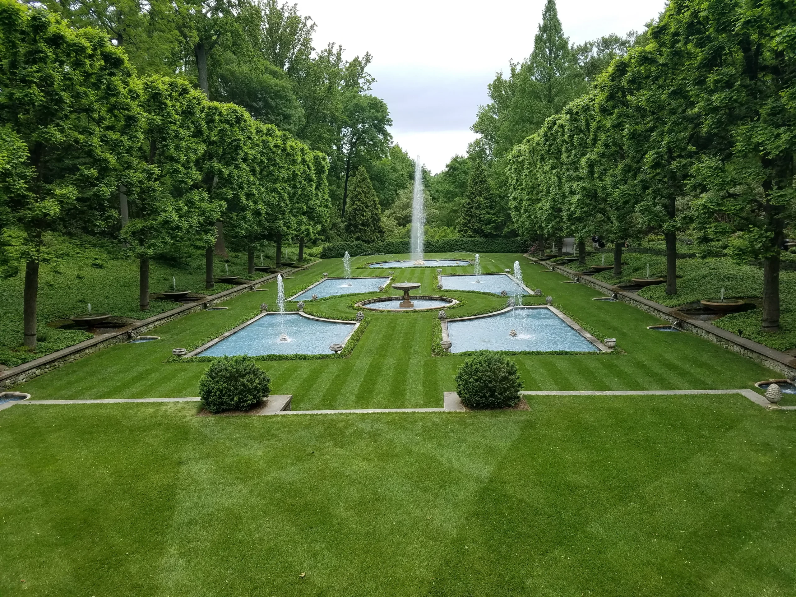 Italian Water Garden at Longwood Gardens in Kennett Square, Pennsylvania