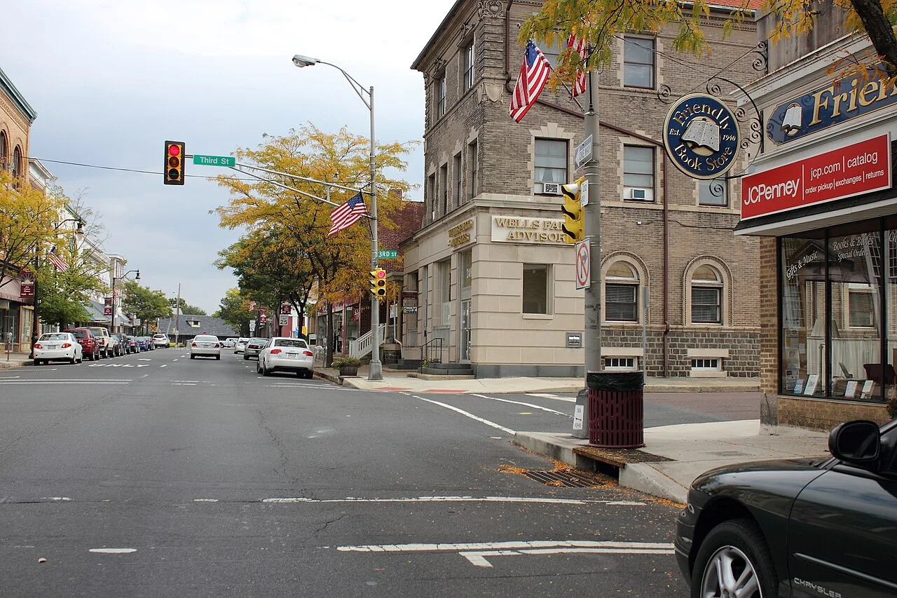 Quakertown Historic District in Upper Bucks County, Pennsylvania